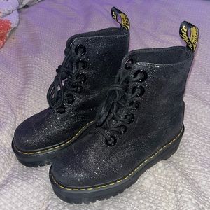 Dr Martens size 6 sparkly platforms